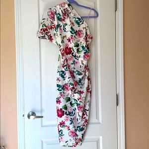 ASOS floral maternity midi dress